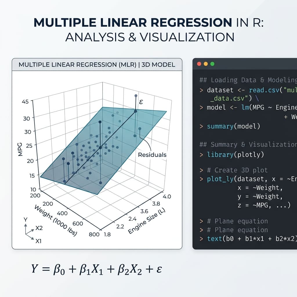 How to Run Multiple Regression in R (With Output Interpretation)
