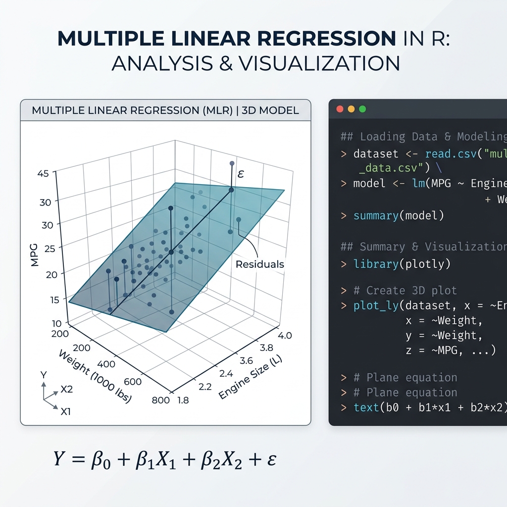 How to Run Multiple Regression in R (With Output Interpretation)